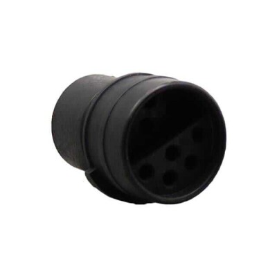 10 Position Circular Connector Plug Housing Free Hanging (In-Line) - 1