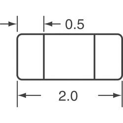 120 Ohms @ 100MHz 1 Ferrite Bead 0805 (2012 Metric) 800mA 100mOhm - 3