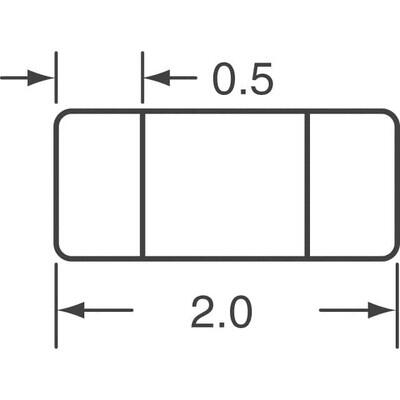 120 Ohms @ 100MHz 1 Ferrite Bead 0805 (2012 Metric) 800mA 100mOhm - 3
