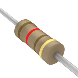 120 Ohms ±5% 0.25W, 1/4W Through Hole Resistor Axial Flame Retardant Coating, Safety Carbon Film - Stackpole Electronics Inc
