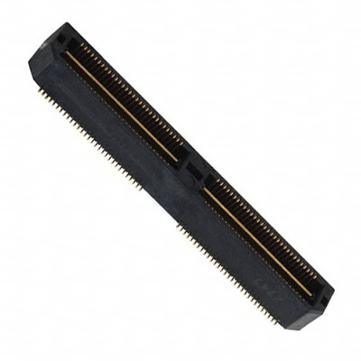 120 Position Connector Header, Outer Shroud Contacts Surface Mount Gold - 1