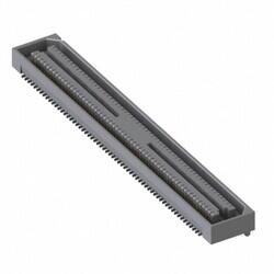 120 Position Connector Receptacle, Center Strip Contacts Surface Mount Gold - Samtec Inc.