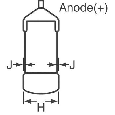 120µF Tantal Kapasitör / Kondansatör Conformal Coated 20V 2824 (7260 Metric) 140mOhm - 4