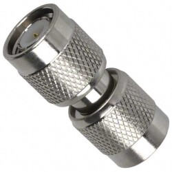 Adapter Coaxial Connector TNC Plug, Male Pin To TNC Plug, Male Pin 50 Ohms - Amphenol RF