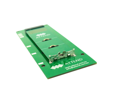 123A-58B01 - PCB Kart Soket - M.2 Connector, B Key, H=5.8mm, 0.5 Pitch, GF - 3