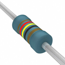 124 Ohms ±1% 0.5W, 1/2W Through Hole Resistor Axial Metal Film - Vishay Beyschlag Draloric BC Components