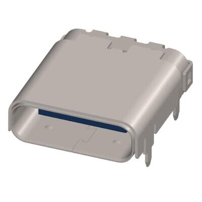USB-C (USB TYPE-C) USB 3.2 Gen 2 (USB 3.1 Gen 2, Superspeed + (USB 3.1)) Receptacle Connector 24 Position Surface Mount, Right Angle; Through Hole - 2