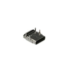 USB-C (USB TYPE-C) USB 3.2 Gen 2 (USB 3.1 Gen 2, Superspeed + (USB 3.1)) Receptacle Connector 24 Position Surface Mount, Right Angle; Through Hole - Amphenol ICC (Commercial Products)