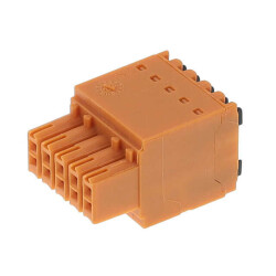 10 Position Terminal Block Plug, Female Sockets 0.138