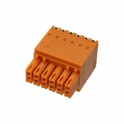 12 Position Terminal Block Plug, Female Sockets 0.138