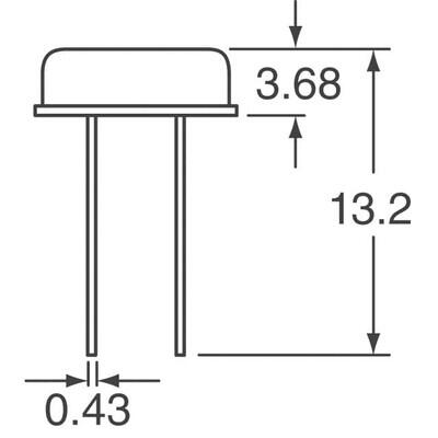 12MHz ±30ppm Crystal 12pF 40 Ohms HC-49/US - 2