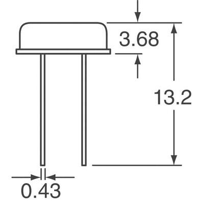 12MHz ±30ppm Crystal 12pF 40 Ohms HC-49/US - 2