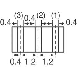 12MHz Ceramic Resonator Built in Capacitor 33pF ±0.2% 30 Ohms -20°C ~ 80°C Surface Mount - 4