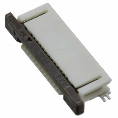 13 Position FFC, FPC Connector Contacts, Bottom 0.020