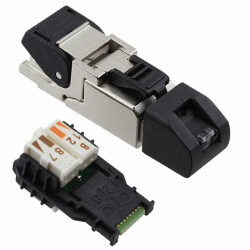 Plug Modular Connector 8p8c (RJ45, Ethernet) Position Shielded Cat6a IDC - Molex (1)