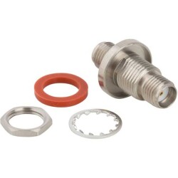 Adapter Coaxial Connector SMA Jack, Female Socket To SMA Jack, Female Socket 50 Ohms - Amphenol RF