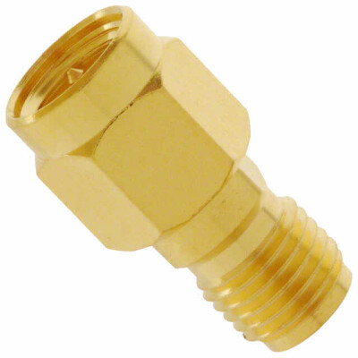 Adapter Coaxial Connector SMA Plug, Male Pin To RP-SMA Jack, Male Pin 50 Ohms - 1
