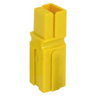 1 Position Blade Type Power Housing Connector Non-Gendered, Self Mating Yellow - 1