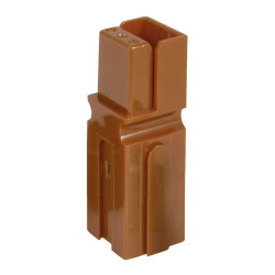 1 Position Blade Type Power Housing Connector Non-Gendered, Self Mating Brown - Anderson Power Products, Inc.