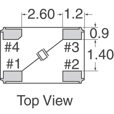 13.56MHz ±10ppm Crystal 10pF 60 Ohms 4-SMD, No Lead - 4