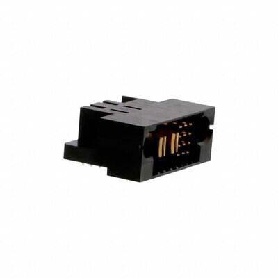 14 Connector Header, Male Pins and Blades Board Edge, Through Hole, Right Angle Blade Power - 1