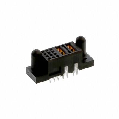 14 Connector Receptacle, Female Sockets and Blade Sockets Through Hole Blade Power - 1