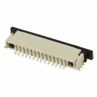 14 Position FPC Connector Contacts, Bottom 0.039