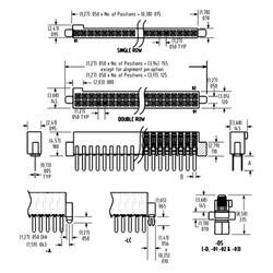 14 Position Receptacle Connector Surface Mount - 4