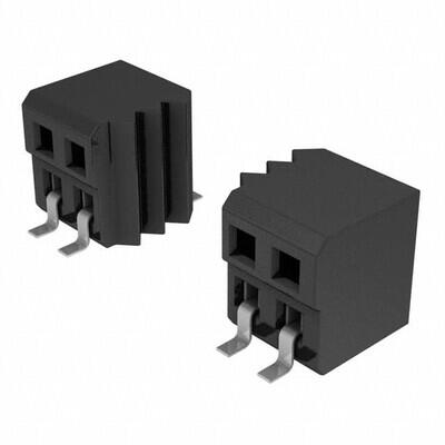 14 Position Receptacle Connector Surface Mount, Right Angle - 1