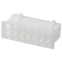 14 Position Rectangular Housing Connector Receptacle Natural 0.079