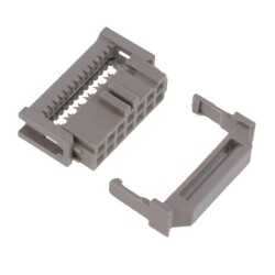 14 Position Rectangular Receptacle Connector IDC Gold 26-28 AWG - 3M