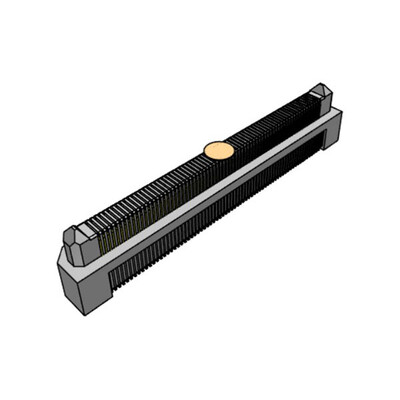 140 Position Connector Header, Outer Shroud Contacts Surface Mount Gold - 1