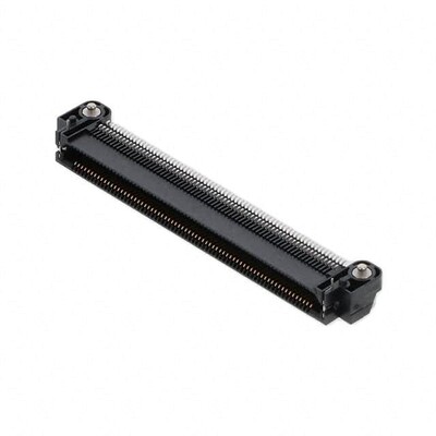 140 Position Connector Socket, Outer Shroud Contacts Surface Mount, Right Angle Gold - 1