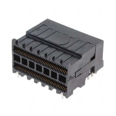 140 Position High Density I/O Receptacle Connector Solder Surface Mount, Right Angle - 1