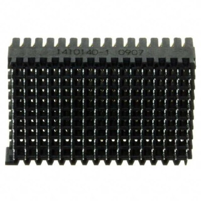 144 Connector Receptacle, Female Blade Sockets Through Hole Black VITA 46, Center - 1