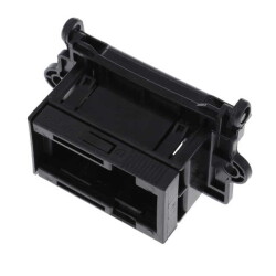 Black, Cover Assembly, PBT GF15, -40 – 150 °C [-40 – 302 °F], Junior Power Timer - TE Connectivity Deutsch Connectors (1)