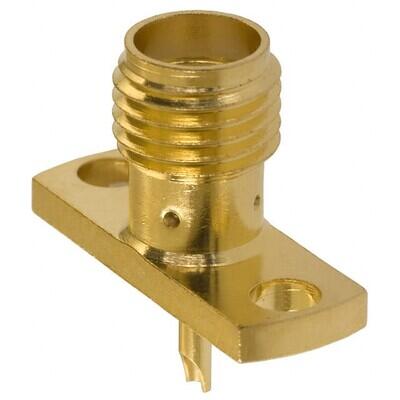 SMA Connector Jack, Female Socket 50Ohm Panel Mount Solder Cup - 1