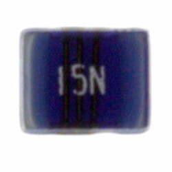 15 nH Unshielded Drum Core, Wirewound Inductor 1 A 80mOhm Max 1008 (2520 Metric) - Würth Elektronik