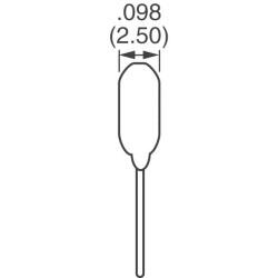 15 pF ±5% 50V Ceramic Capacitor C0G, NP0 Radial - 2