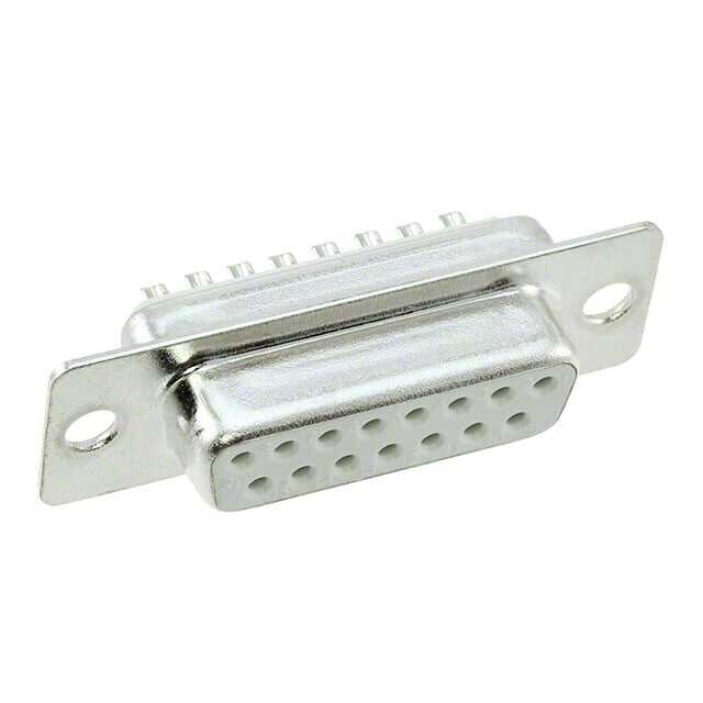 15 Position D-Sub Receptacle, Female Sockets Connector