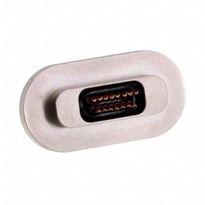 15 Position D-Type, Micro-D Receptacle, Female Sockets Connector - 1