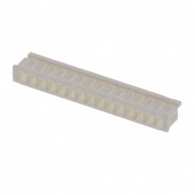 15 Rectangular Connectors - Housings Receptacle Natural 0.079