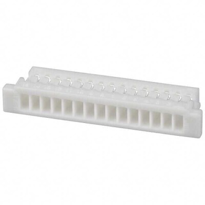 15 Rectangular Connectors - Housings Receptacle Natural 0.039