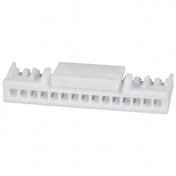 15 Rectangular Connectors - Housings Receptacle Natural 0.049