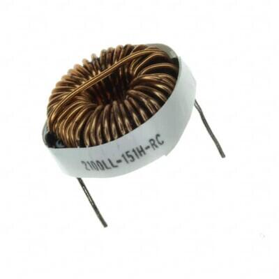150 µH Shielded Toroidal Inductor 3.9 A 43mOhm Max Radial, Horizontal (Open) - 1