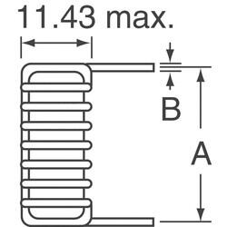 150 µH Shielded Toroidal Inductor 3.9 A 43mOhm Max Radial, Horizontal (Open) - 2