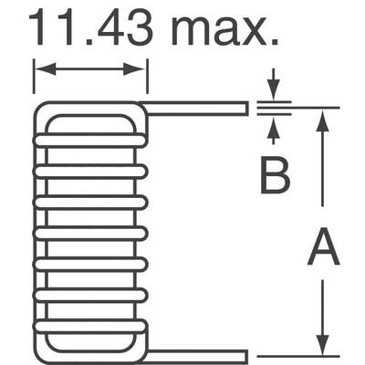150 µH Shielded Toroidal Inductor 3.9 A 43mOhm Max Radial, Horizontal (Open) - 2