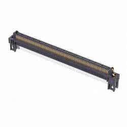 150 Position Connector Header, Center Strip Contacts Board Edge, Straddle Mount Gold - 1