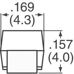 150 µF Molded Tantalum Polymer Capacitor 10 V 2917 (7343 Metric) 15mOhm @ 100kHz - KEMET (1)