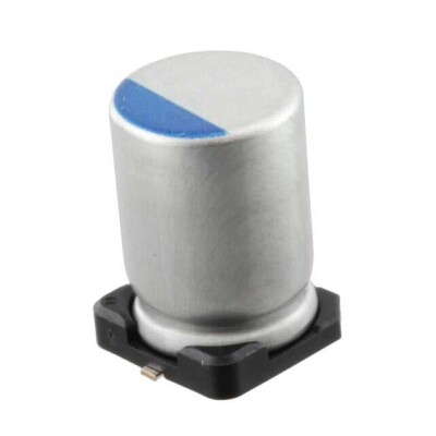 1500 µF 6.3 V Aluminum - Polymer Capacitors Radial, Can - SMD 12mOhm 2000 Hrs @ 105°C - 1
